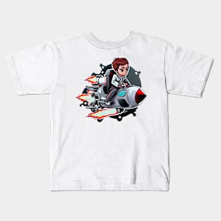 The rocket boy Kids T-Shirt